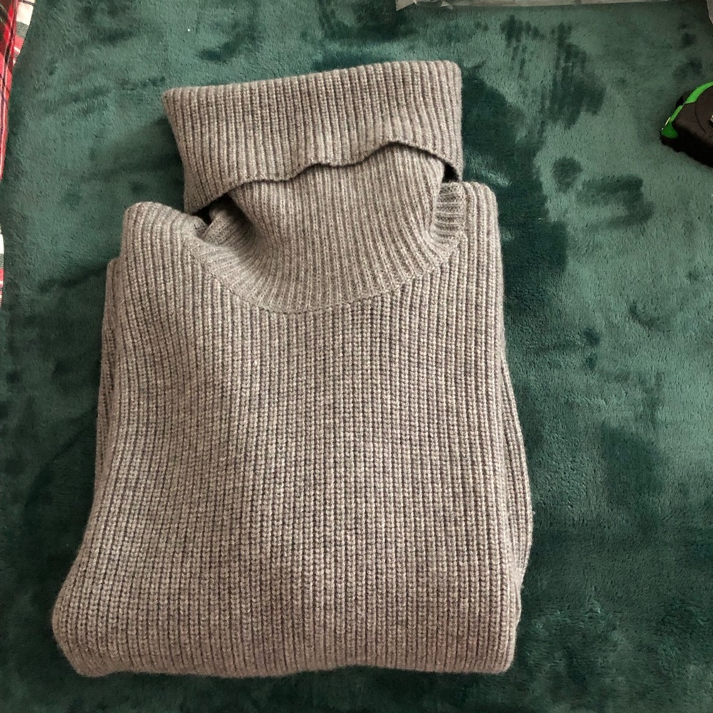 Tory Burch Charcoal Turtleneck Sweater
